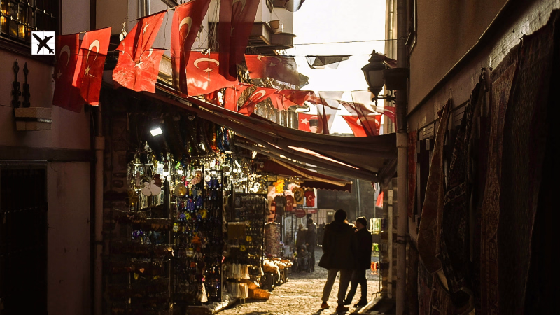 Charming Turkish Market Street