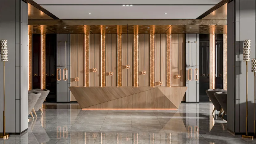 Picture of a Corporate Hotel Reception