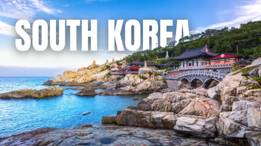 Busan Landscape at Haedong Temple in Busan, South Korea