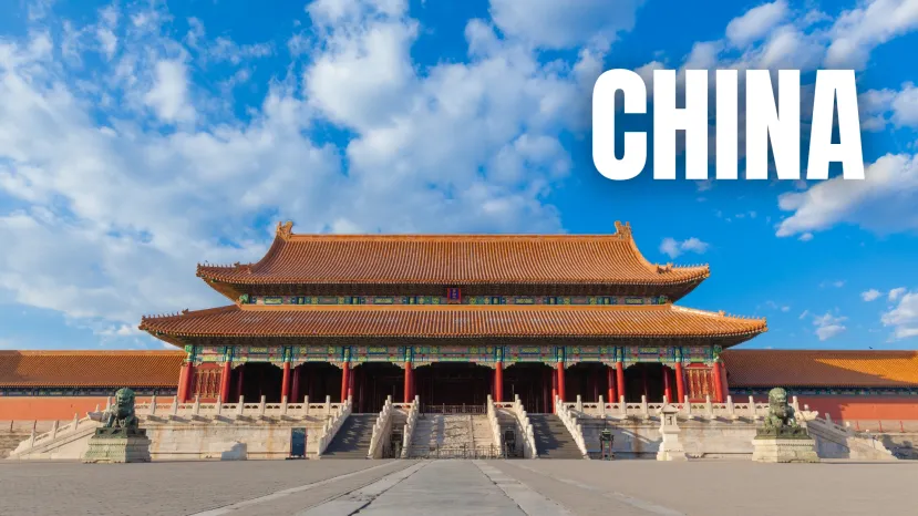 Forbidden City in Beijing China