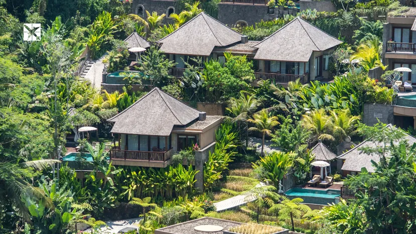 Resorts in forest, Bali Island resort
