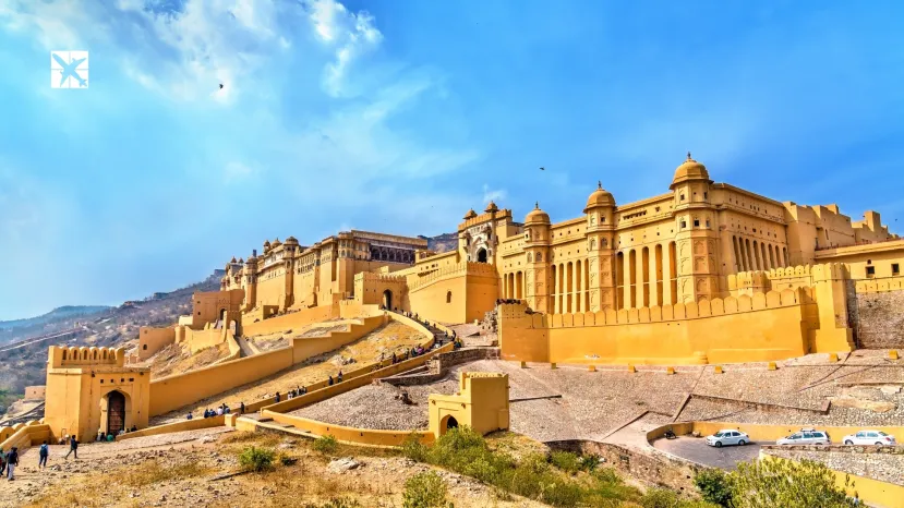 View of Amer Fort in Jaipur