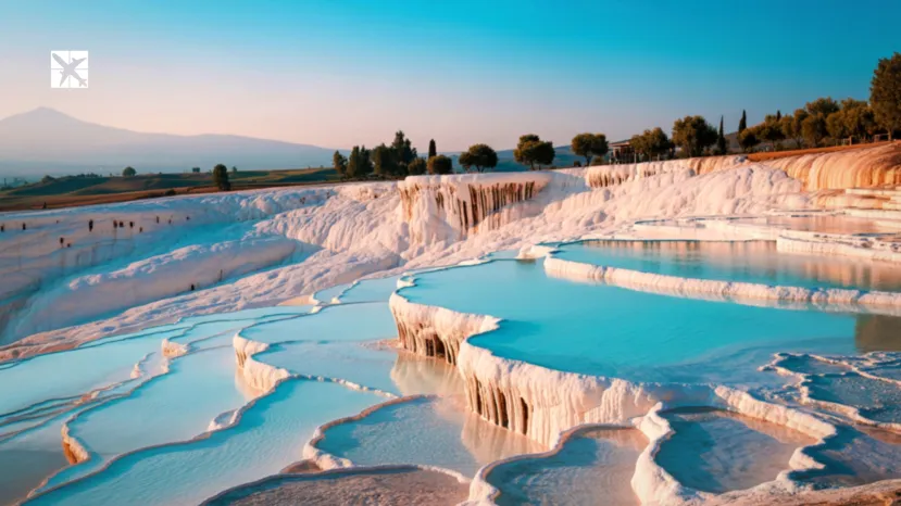 Pamukkale travertines turkey