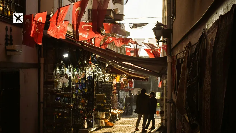 Charming Turkish Market Street