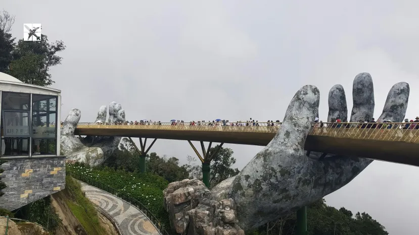 Golden Bridge in Vietnam